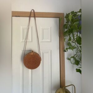 Thrifted bag/Basket style clutch